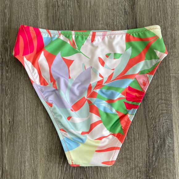 NWT Sanctuary Tropical High Waist Swim Bottom Multi Color - Size: Small - Picture 2 of 6